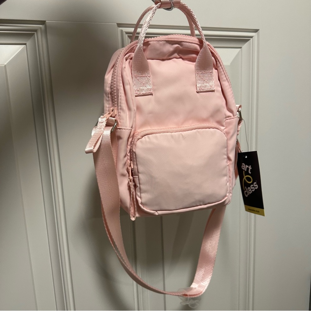 Small Backpack Purse Pink